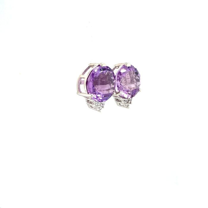 Amethyst Earrings in 925 Sterling Silver | Save 33% - Rajasthan Living 6