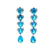 Blue Topaz Earrings in 925 Sterling Silver | Save 33% - Rajasthan Living 7