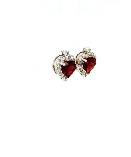 Garnet Earrings in 925 Sterling Silver | Save 33% - Rajasthan Living 7