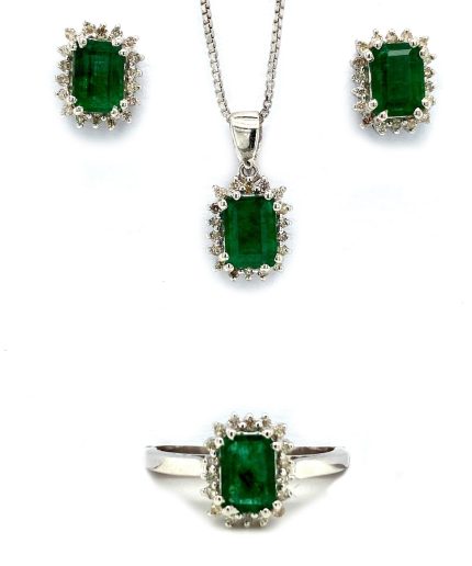 Emerald Jewellery in 925 Sterling Silver | Save 33% - Rajasthan Living 5