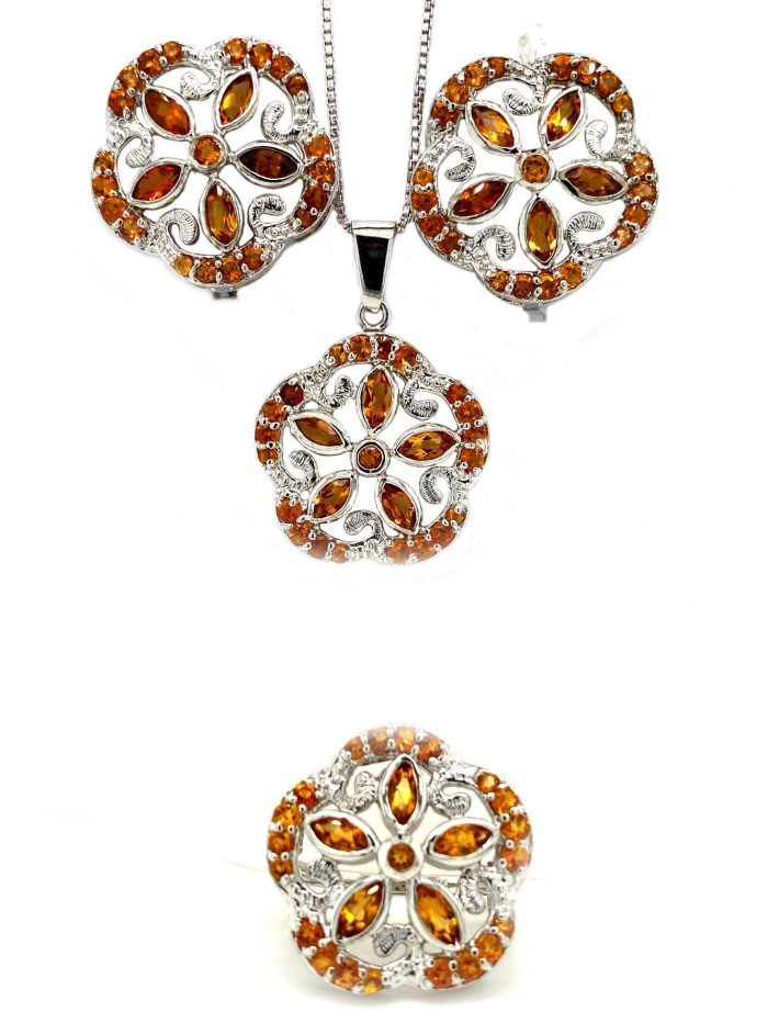 Citrine Jewellery in 925 Sterling Silver | Save 33% - Rajasthan Living 5