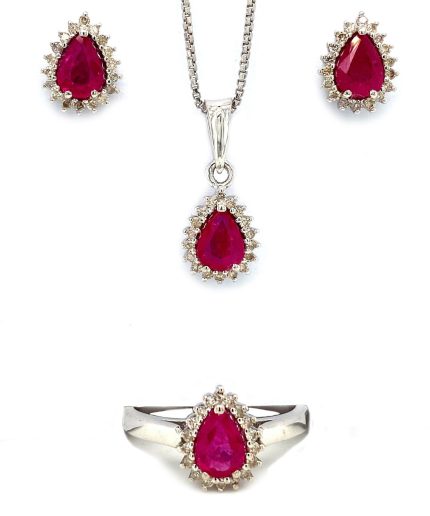 Ruby Jewellery in 925 Sterling Silver | Save 33% - Rajasthan Living 5