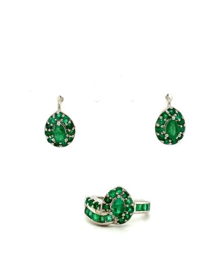 Emerald Jewellery in 925 Sterling Silver | Save 33% - Rajasthan Living 5