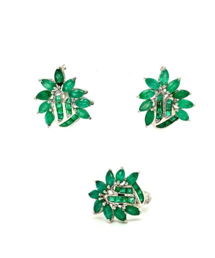 Emerald Jewellery in 925 Sterling Silver | Save 33% - Rajasthan Living