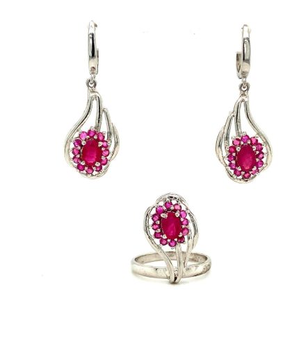 Ruby Jewellery in 925 Sterling Silver | Save 33% - Rajasthan Living 5