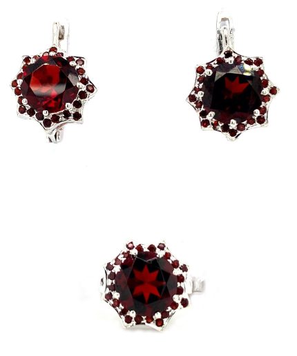 Garnet Jewellery in 925 Sterling Silver | Save 33% - Rajasthan Living 5