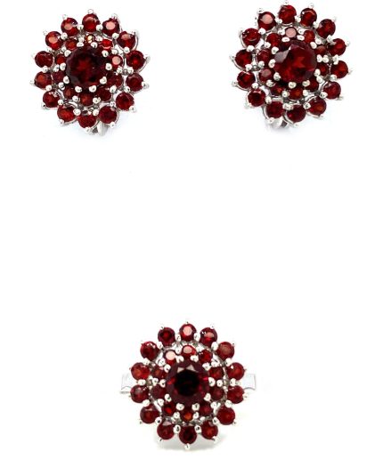 Garnet Jewellery in 925 Sterling Silver | Save 33% - Rajasthan Living