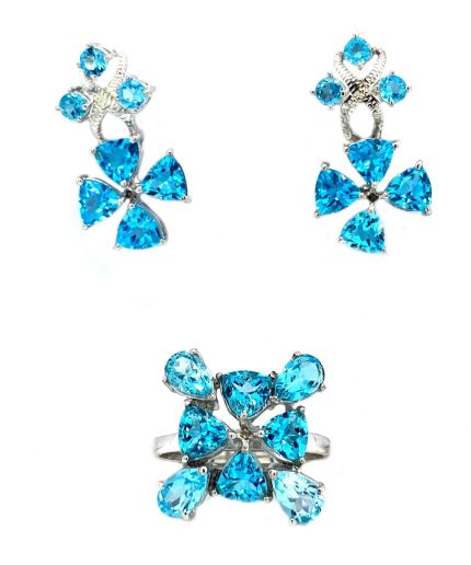 Blue Topaz Jewellery in 925 Sterling Silver | Save 33% - Rajasthan Living