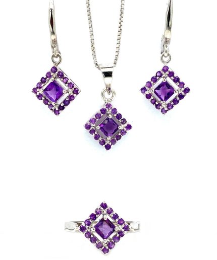 Amethyst Jewellery in 925 Sterling Silver | Save 33% - Rajasthan Living 5