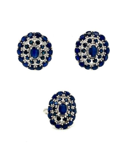 Sapphire Jewellery in 925 Sterling Silver | Save 33% - Rajasthan Living 5