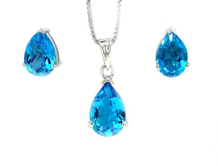 Blue Topaz Jewellery in 925 Sterling Silver | Save 33% - Rajasthan Living 5