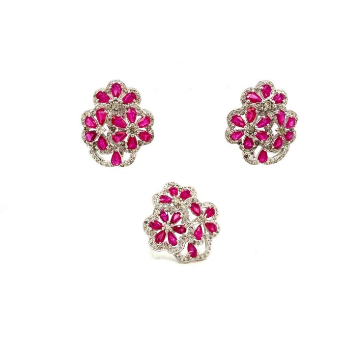 Ruby Jewellery in 925 Sterling Silver | Save 33% - Rajasthan Living 5