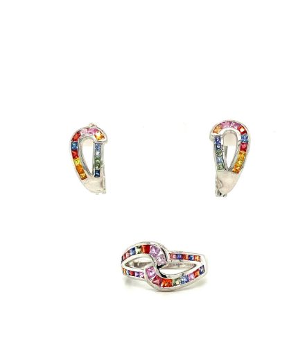 Multi Sapphire Jewellery in 925 Sterling Silver | Save 33% - Rajasthan Living 5