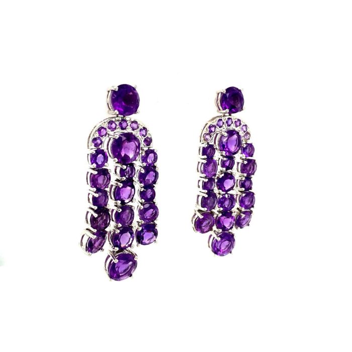 Amethyst Necklace Set in 925 Sterling Silver | Save 33% - Rajasthan Living 6