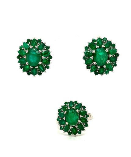 Emerald Jewellery in 925 Sterling Silver | Save 33% - Rajasthan Living