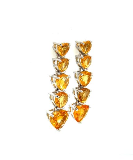 Citrine Earrings in 925 Sterling Silver | Save 33% - Rajasthan Living 3