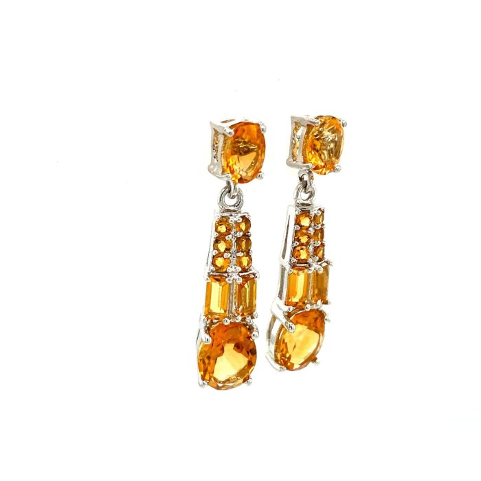 Citrine Earrings in 925 Sterling Silver | Save 33% - Rajasthan Living 6