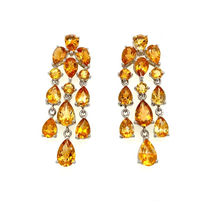 Citrine Earrings in 925 Sterling Silver | Save 33% - Rajasthan Living 5