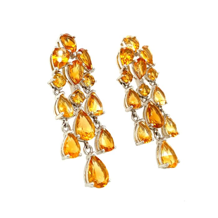 Citrine Earrings in 925 Sterling Silver | Save 33% - Rajasthan Living 6