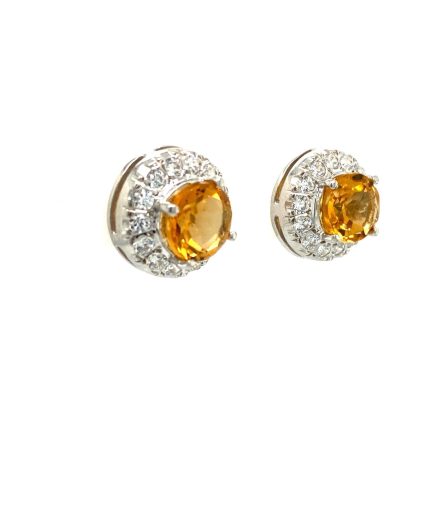 Citrine Earrings in 925 Sterling Silver | Save 33% - Rajasthan Living 7