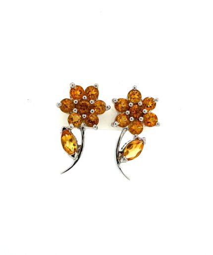 Citrine Earrings in 925 Sterling Silver | Save 33% - Rajasthan Living 5