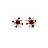 Garnet Earrings in 925 Sterling Silver | Save 33% - Rajasthan Living 7