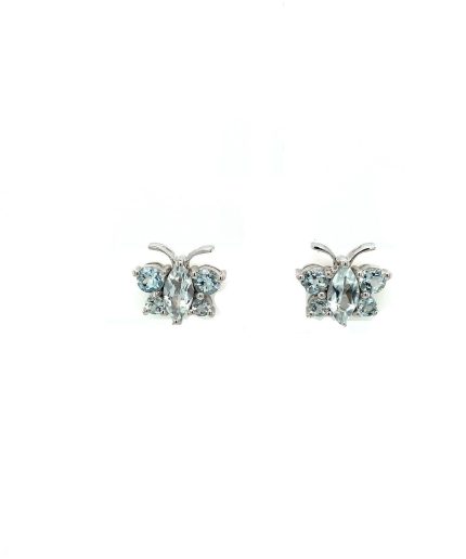 Aquamarine Earrings in 925 Sterling Silver | Save 33% - Rajasthan Living 5