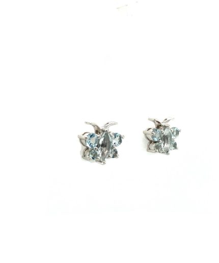 Aquamarine Earrings in 925 Sterling Silver | Save 33% - Rajasthan Living 7