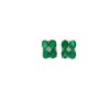 Emerald Earrings in 925 Sterling Silver | Save 33% - Rajasthan Living 7