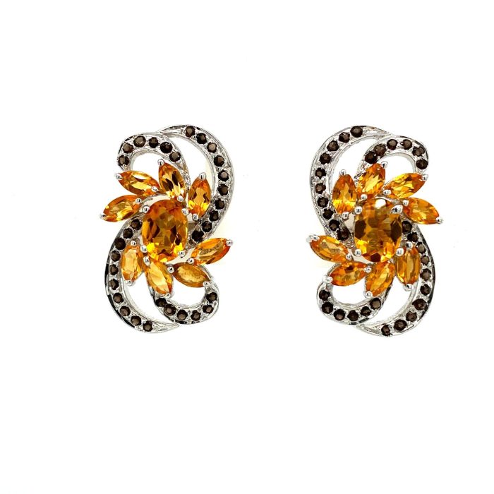 Citrine Earrings in 925 Sterling Silver | Save 33% - Rajasthan Living 5