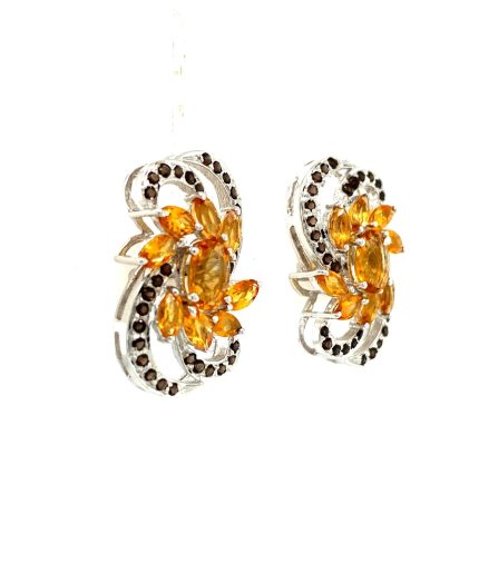 Citrine Earrings in 925 Sterling Silver | Save 33% - Rajasthan Living 3