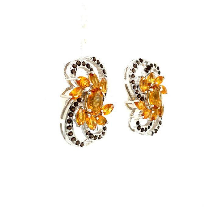 Citrine Earrings in 925 Sterling Silver | Save 33% - Rajasthan Living 6