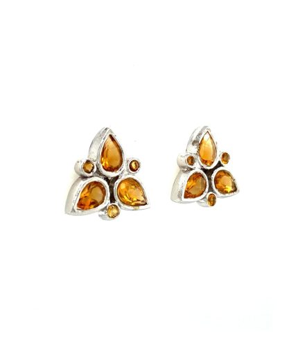 Citrine Earrings in 925 Sterling Silver | Save 33% - Rajasthan Living 3