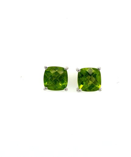 Peridot Earrings in 925 Sterling Silver | Save 33% - Rajasthan Living