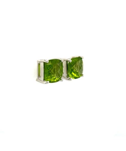 Peridot Earrings in 925 Sterling Silver | Save 33% - Rajasthan Living 3