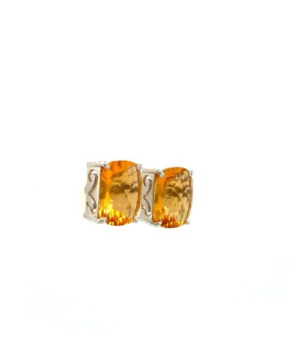 Citrine Earrings in 925 Sterling Silver | Save 33% - Rajasthan Living 3