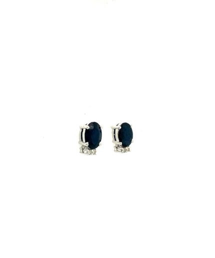 Sapphire Earrings in 925 Sterling Silver | Save 33% - Rajasthan Living 3