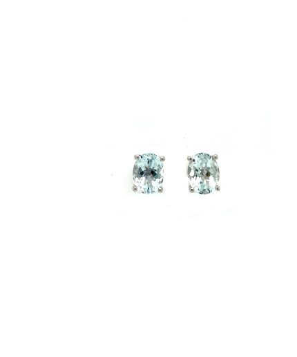 Aquamarine Earrings in 925 Sterling Silver | Save 33% - Rajasthan Living