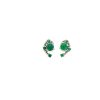 Emerald Earrings in 925 Sterling Silver | Save 33% - Rajasthan Living 7