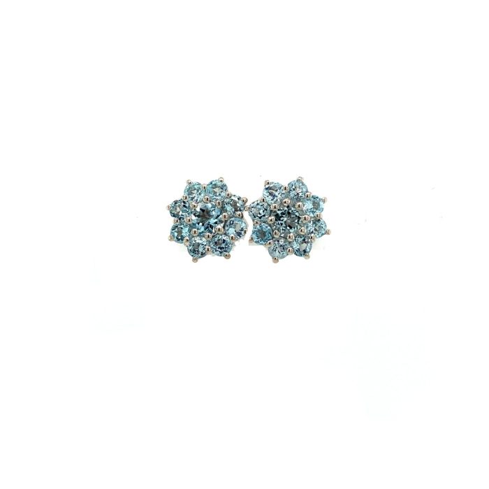 Aquamarine Earrings in 925 Sterling Silver | Save 33% - Rajasthan Living 5