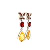 Multi Colour Stones Earrings in 925 Sterling Silver | Save 33% - Rajasthan Living 8