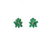 Emerald Earrings in 925 Sterling Silver | Save 33% - Rajasthan Living 7