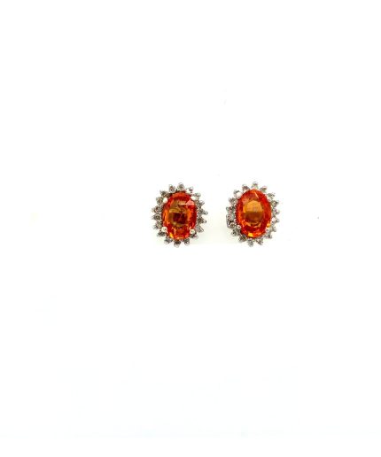 Multi Sapphire Earrings in 925 Sterling Silver | Save 33% - Rajasthan Living