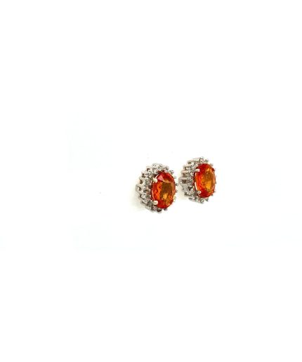 Multi Sapphire Earrings in 925 Sterling Silver | Save 33% - Rajasthan Living 3