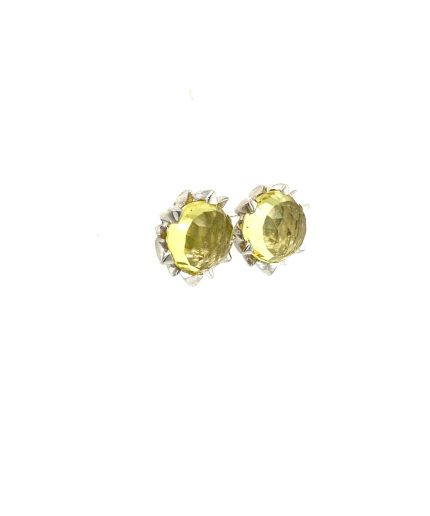 Lemon Topaz Earrings in 925 Sterling Silver | Save 33% - Rajasthan Living 3