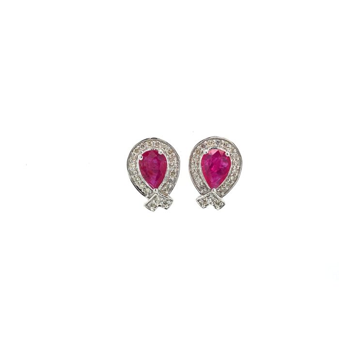 Ruby Earrings in 925 Sterling Silver | Save 33% - Rajasthan Living 5