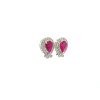 Ruby Earrings in 925 Sterling Silver | Save 33% - Rajasthan Living 8