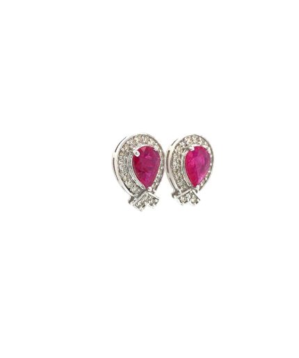 Ruby Earrings in 925 Sterling Silver | Save 33% - Rajasthan Living 3