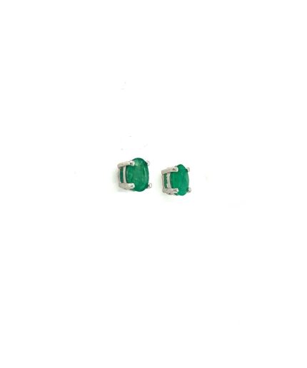 Emerald Earrings in 925 Sterling Silver | Save 33% - Rajasthan Living 7