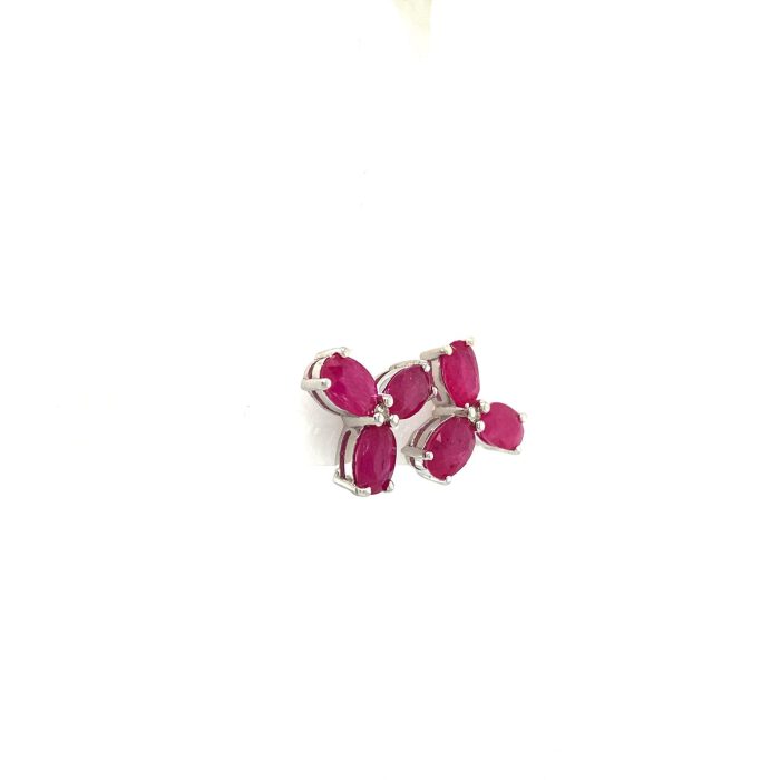 Ruby Earrings in 925 Sterling Silver | Save 33% - Rajasthan Living 6